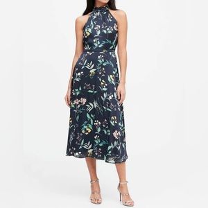 Banana Republic Midi Halter Dress